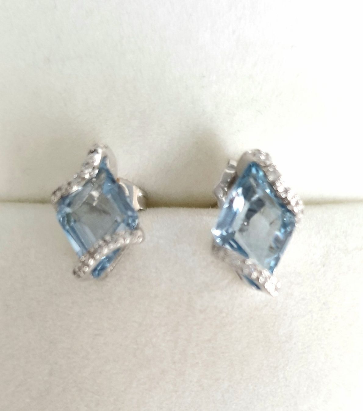 Orecchini pendenti & Orecchini a lobo: Silber 925 Ohrringe mit Aquamarin, Ozeanblua & elegant - Neu – Nuovo e nell'imballaggio originale da Uetikon am See venduto da Coralreef 3