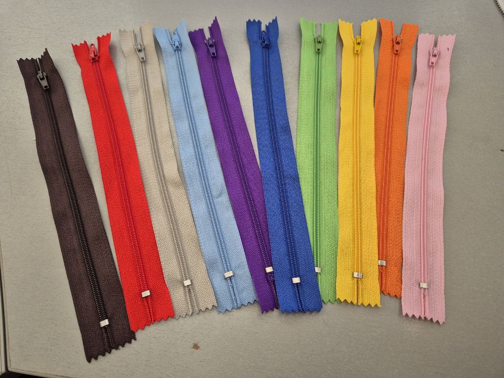 120 Stück Bunte Reißverschluss-Anhänger Aus Nylon – 12 Farben, Ersatz Für Kleidung, Taschen & Rucksäcke