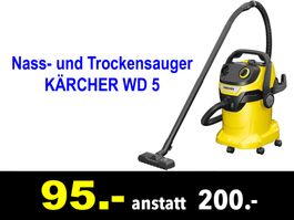 🔴 Nass- und Trockensauger KÄRCHER WD 5 V-25/6/22 /629B