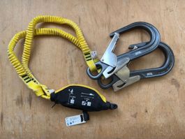 Longe double avec absorbeur d'énergie intégré petzl