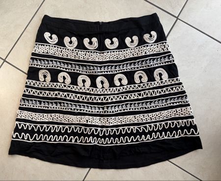 Desigual-Minirock, Schwarz und Weiss - Gr. XL