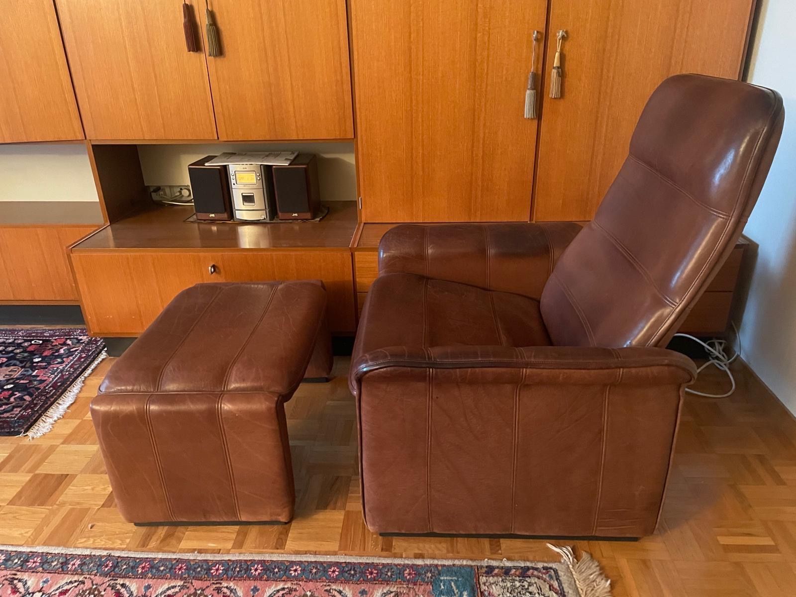 De Sede Poltrone: De Sede DS-50 Sessel + Hocker Neck-Leder – Usato da Schlieren venduto da rom_7z6m 3