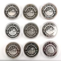 Silbermünzen Lot von Liberia