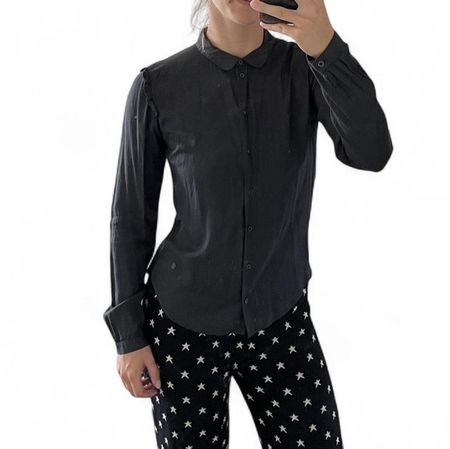 Schicke Bluse von Campus, anthrazit, Grösse 36, Top Zustand!