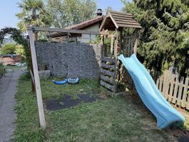 Spielturm Holz „Wickey FreeFlyer“ mit Schaukel und Rutsche