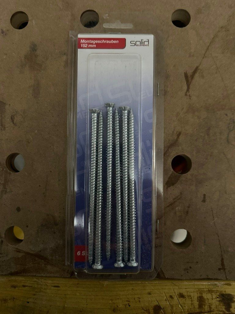 Ancore: 6 Montageschrauben, Solid Elements Länge 152mm – Nuovo e nell'imballaggio originale da Courgevaux venduto da Raumundlicht