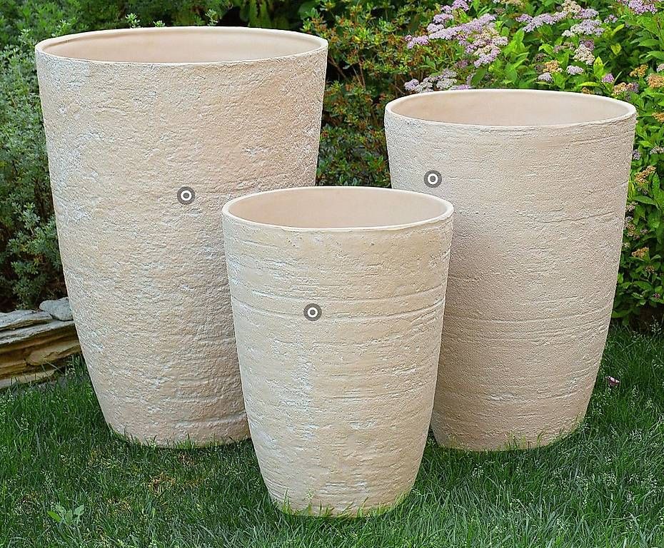 Vasi per fiori: Blumenkübel CAMIA Stein 71 cm Beige – Usato da Luzern venduto da mai_l8gb
