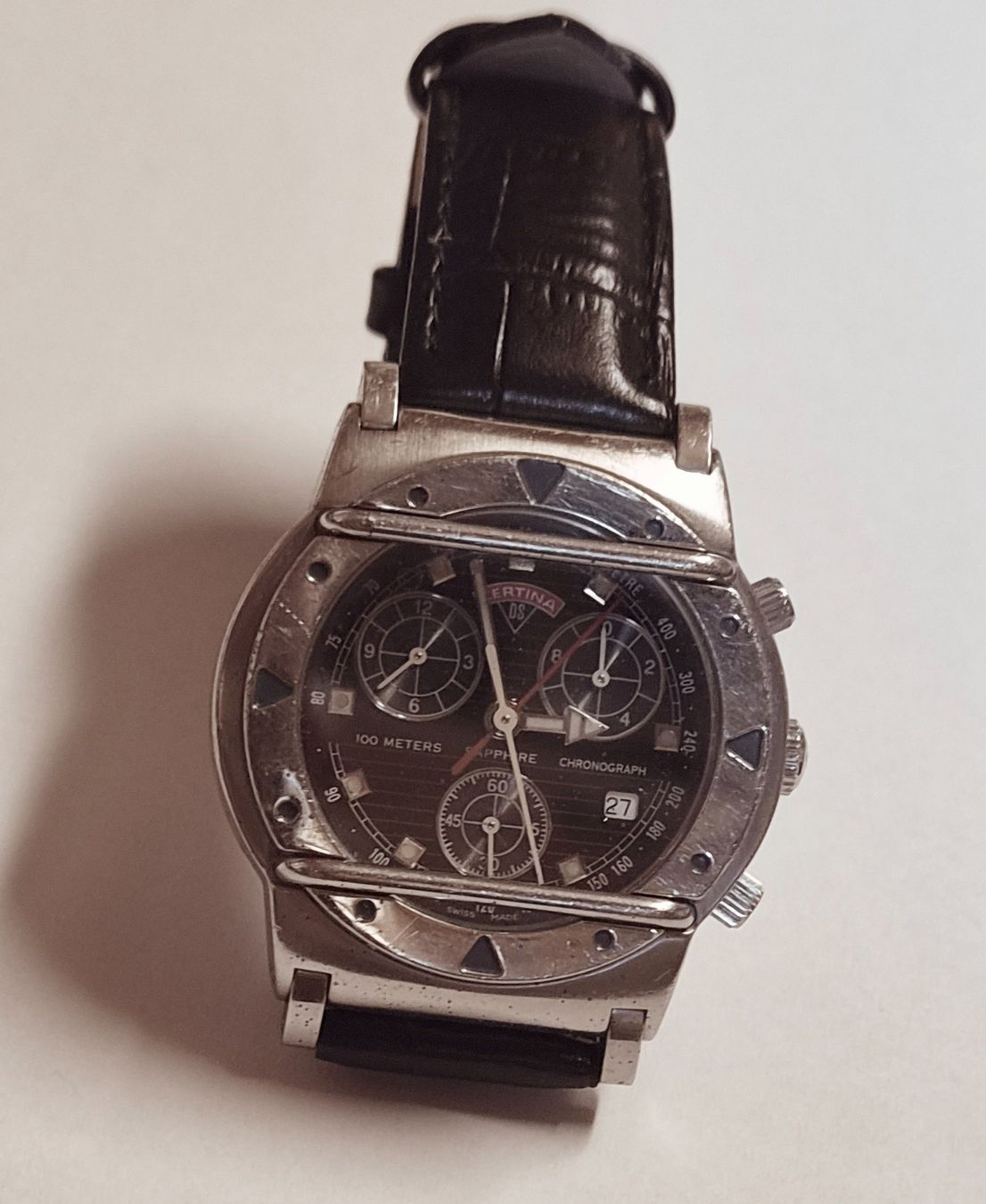 Certina Orologi: Certina Cascadeur Chronograph  100m Herren Uhr gebraucht. – Usato da Madiswil venduto da Willys4 9