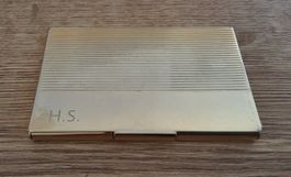 Kleines Zigarettenpapier-Etui   "H.S."