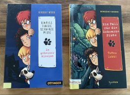 2 Bücher Ein Fall für die Schwarze Pfote Kinderbuch Krimi