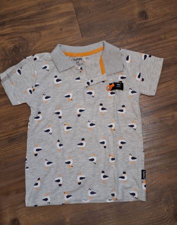 Tuffy Poloshirt Grösse 110 mit Möwenmuster