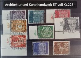 4150) 534-542, Satz ET Vollstempel Kt. 225.-