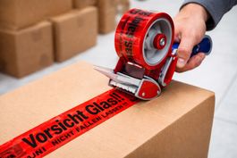 Klebeband Packband Paketband Vorsicht Glas