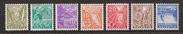 1934 : Serie Nr. 194 - 200, postfrisch ** KP 160.--