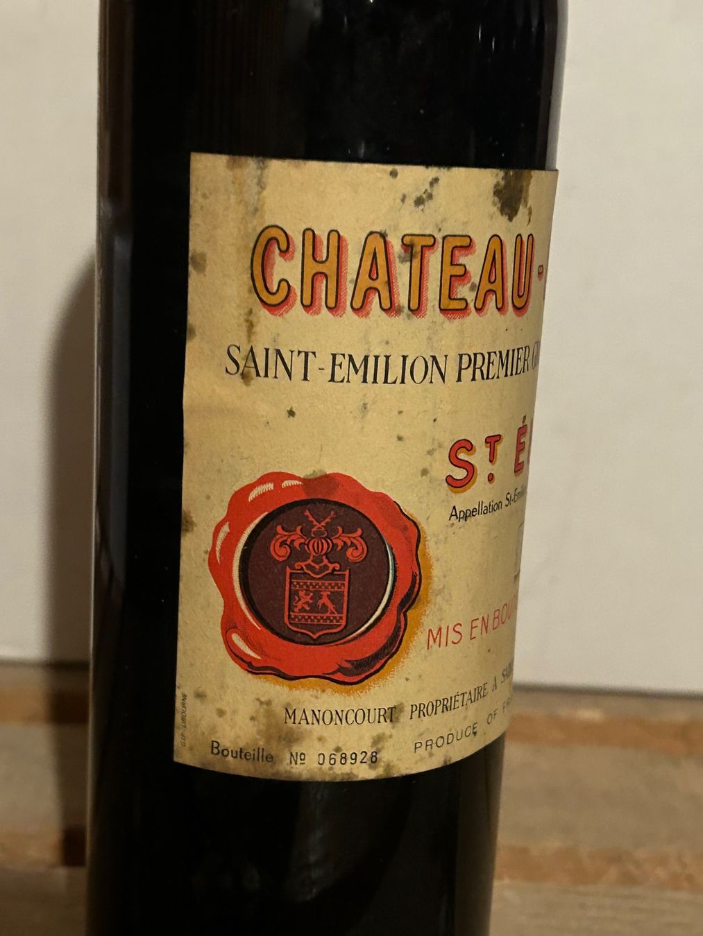 Wein: Château Figeac 1981 Saint-Emilion Grand Cru – Neu (gemäss Beschreibung) aus Roche VD von avediscipule 3