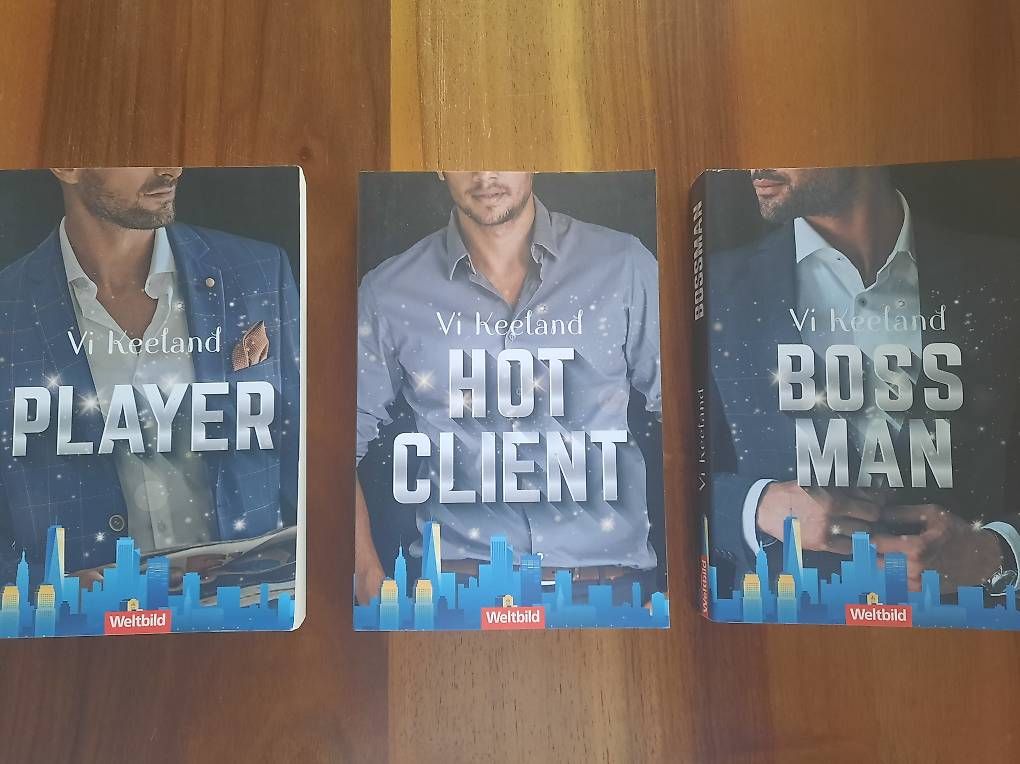Libri: Vi Keeland "Boss Man" / "Hot Client" / "Player" – Usato da Rain venduto da Hoeigoemper