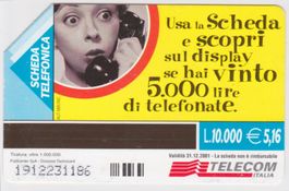Telefonkarte Italien Telecom Italia