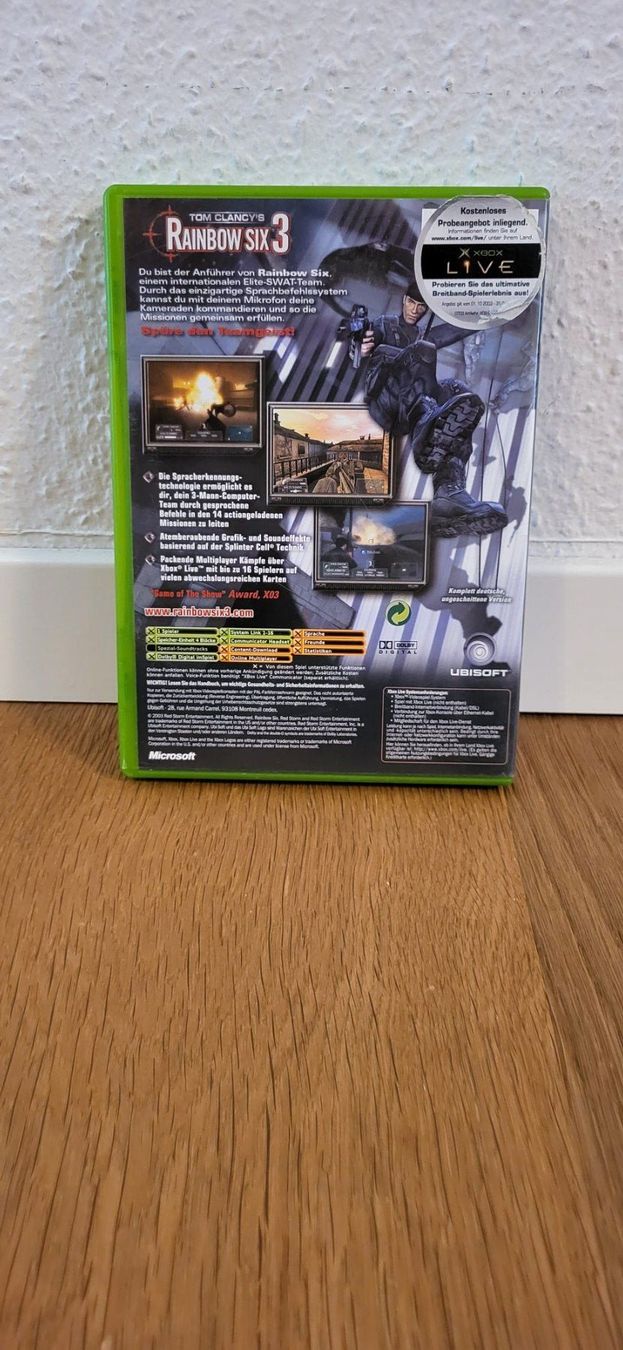 Microsoft Jeux: Xbox - Rainbow Six 3 – D'occasion à Münsingen par DigitaleSpielecke 1