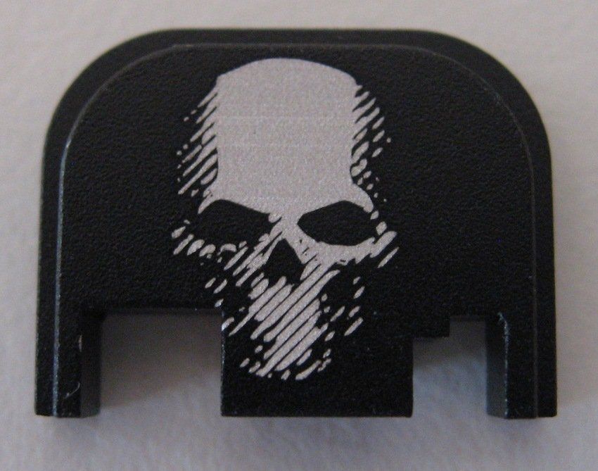 Tiro a segno: Glock Deckplatte Totenkopf – Nuovo (secondo la descrizione) da Seengen venduto da die_Katze 1