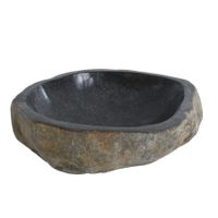 Waschbecken aus Naturstein 40-45 x 15 cm