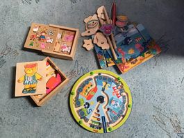 Holzspielzeug Set, gebraucht
