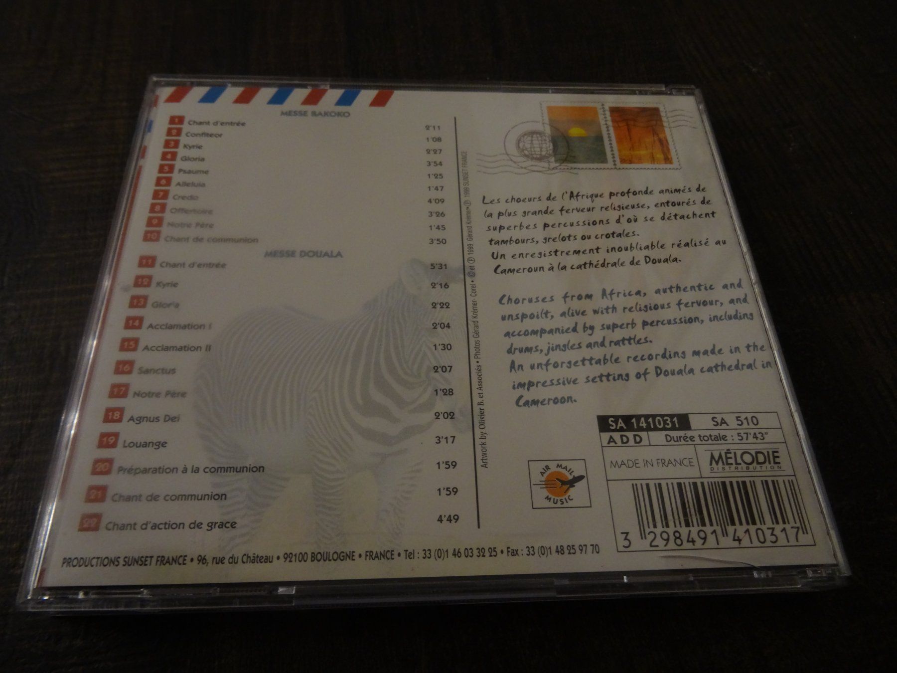 CD: Messes Africaines - African Masses CD – Usato da Olten venduto da Disc-Ausverkauf 1