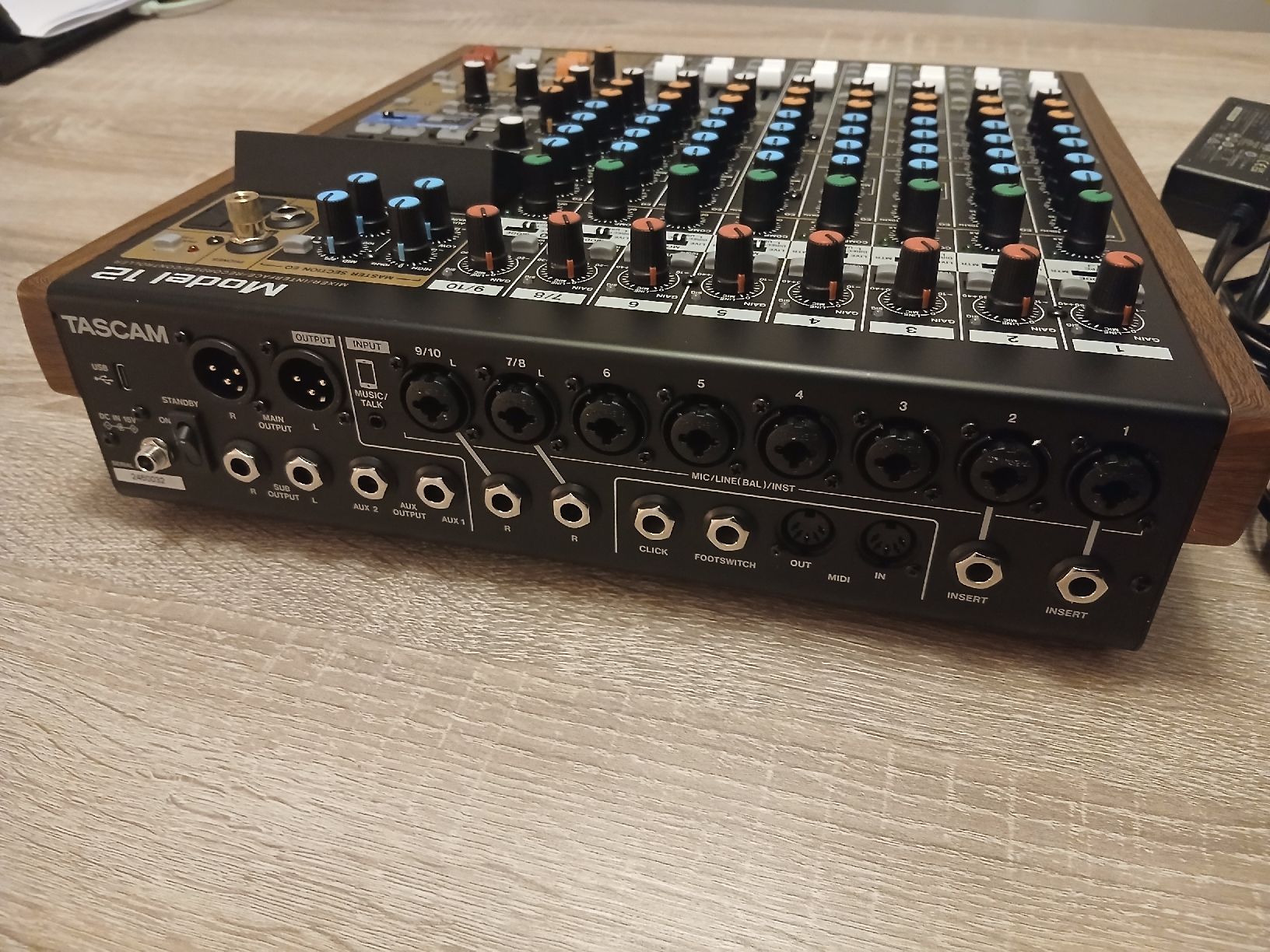Tascam Console di mixaggio: Tascam Model 12 Mixer Interface Rekorder neuwertig – Usato da Othmarsingen venduto da Studio15 2
