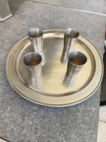 Zinn Konvolut 7,1 kg - Becher, Teller und Kannen