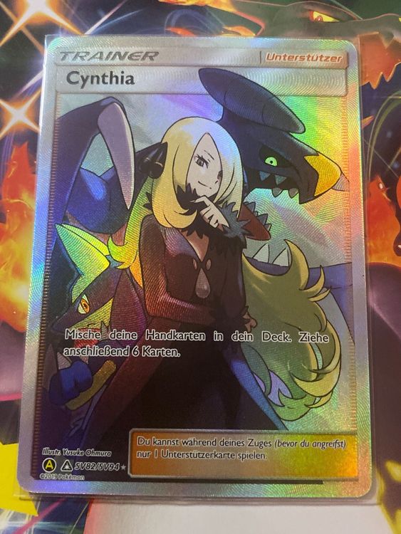 Pokemonkarte Cynthia Trainer | Kaufen auf Ricardo