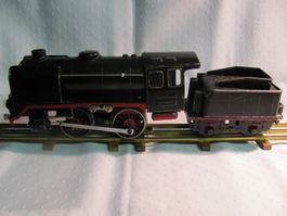 Guterhaltene-Antike Märklin E-Lok Spur 0 mit Tender Schwarz