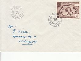 Territorial-Truppen Wi 98 auf Brief