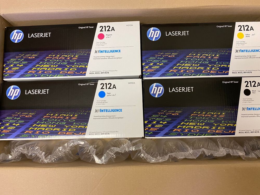Kompatibel HP 212A Toner Patronen 4er-Pack Mit Chip