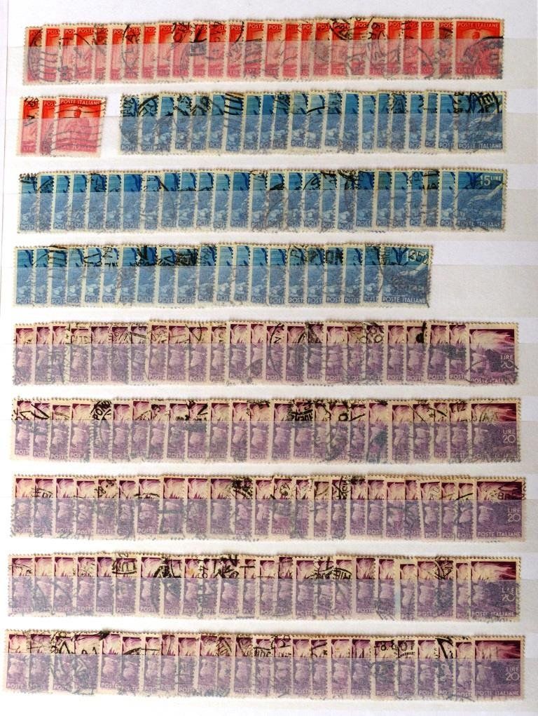 Tutti i francobolli: Italien Sammlung 800 Marken – Usato da Jona venduto da LWF01 1