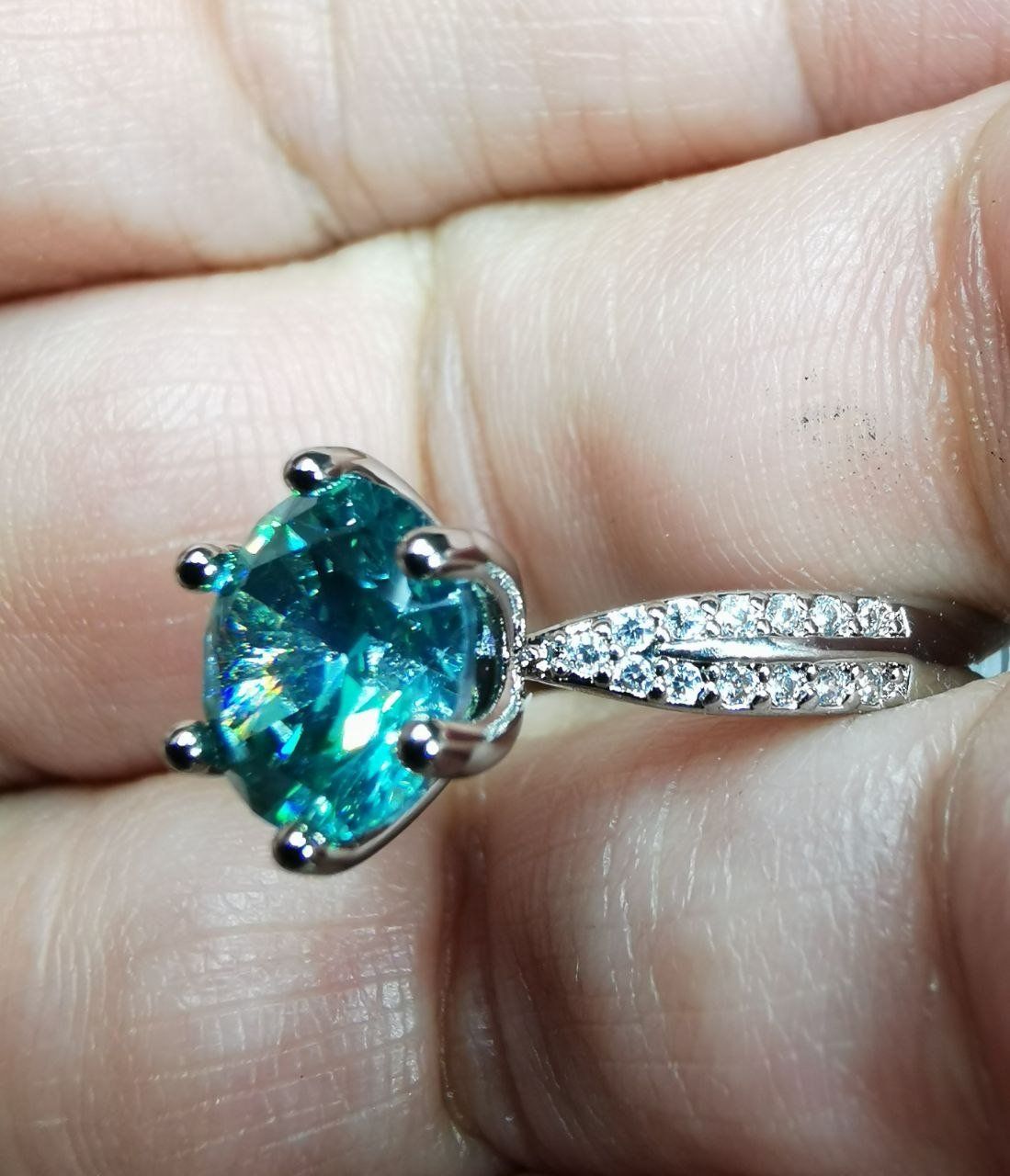 Anelli: Bague avec zircons – Nuovo e nell'imballaggio originale da Reconvilier venduto da Tsma67 1
