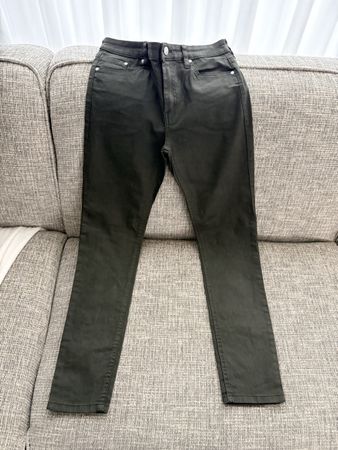 Mango Hose Khaki, Skinny, Grösse 36