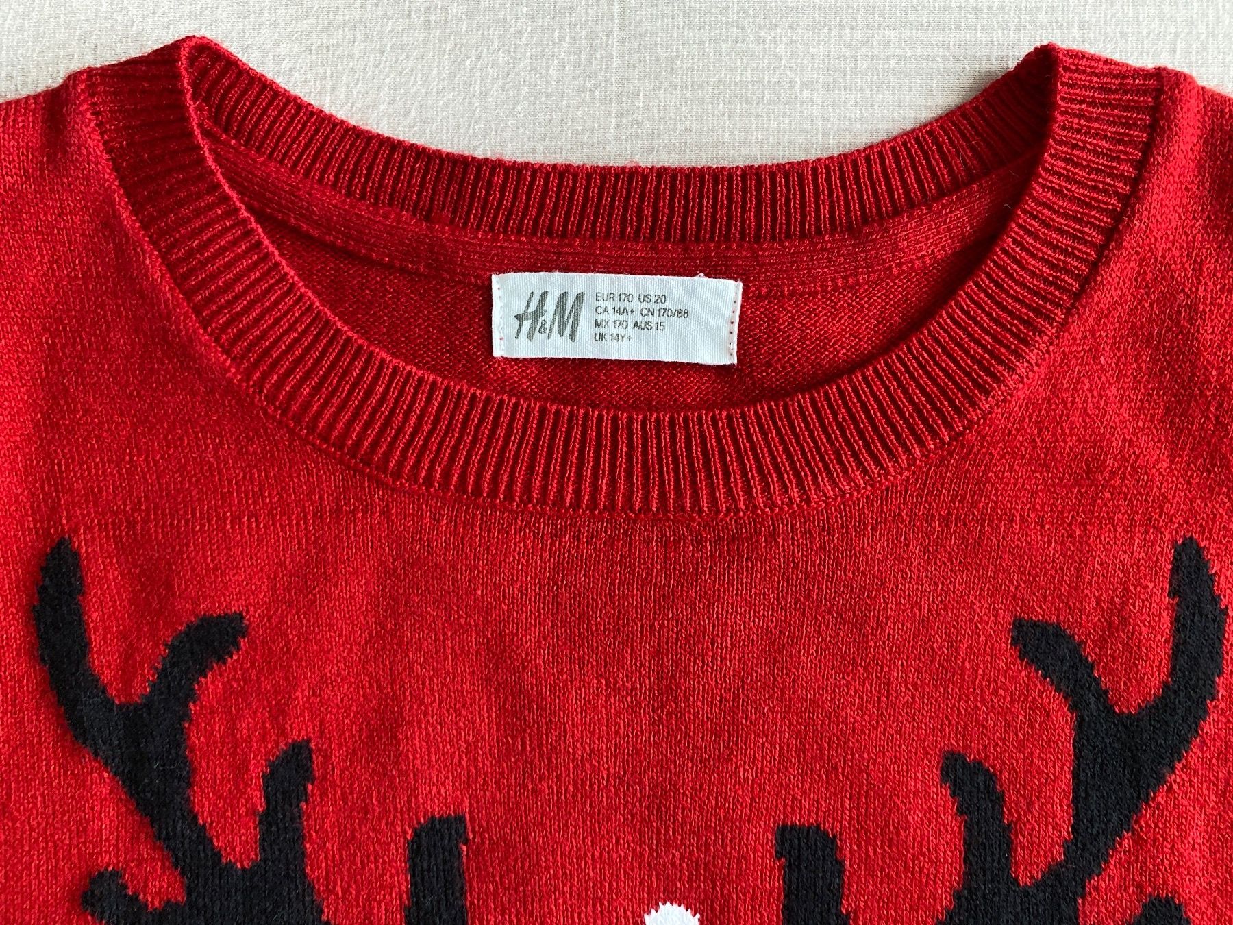 H&M Maglioni & Felpe: Pullover Rentier Gr.170 – Usato da Oberglatt ZH venduto da Capsici 1