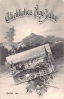 Gruss aus ZÜRICH NEUJAHR 1909 - uralter Ansichtskarte