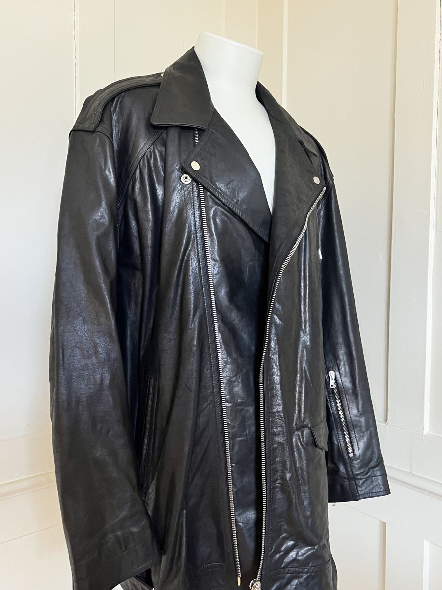 Rick Owens Giacche: Rick Owens Lederjacke – Nuovo (secondo la descrizione) da St. Gallen venduto da misvakall 1