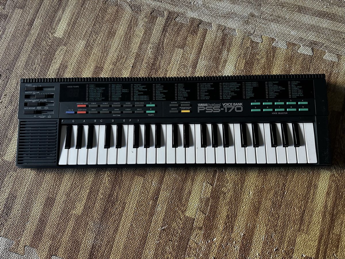 Yamaha Strumenti musicali: Yamaha PSS-170 Electronic Keyboard Synthesizer – Usato da Thalwil venduto da klaudiamusiol 3