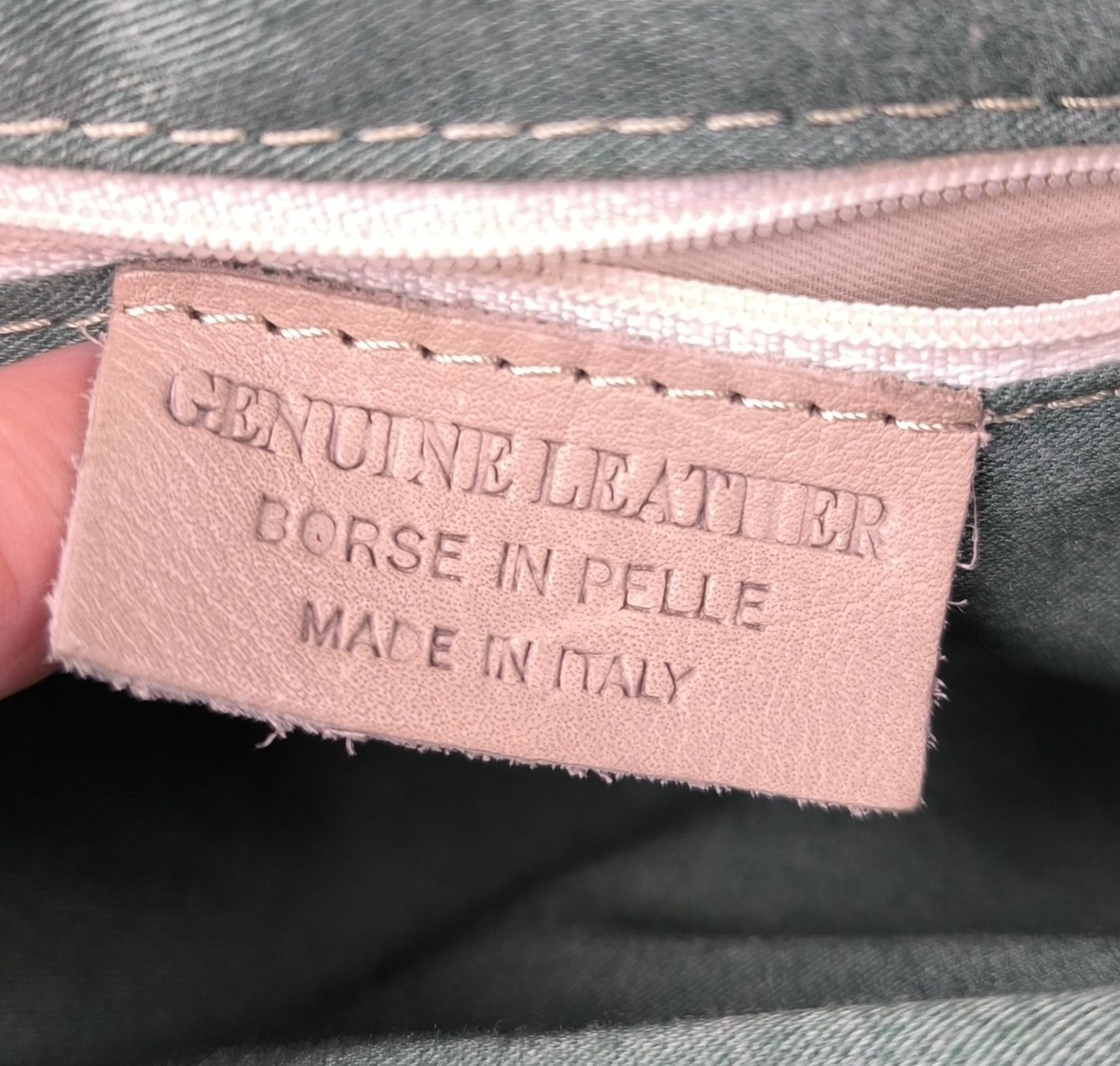 Borse da donna: Lederhandtasche Krokodesign – Usato da Rüti ZH venduto da Restwert_Rueti_ZH 3