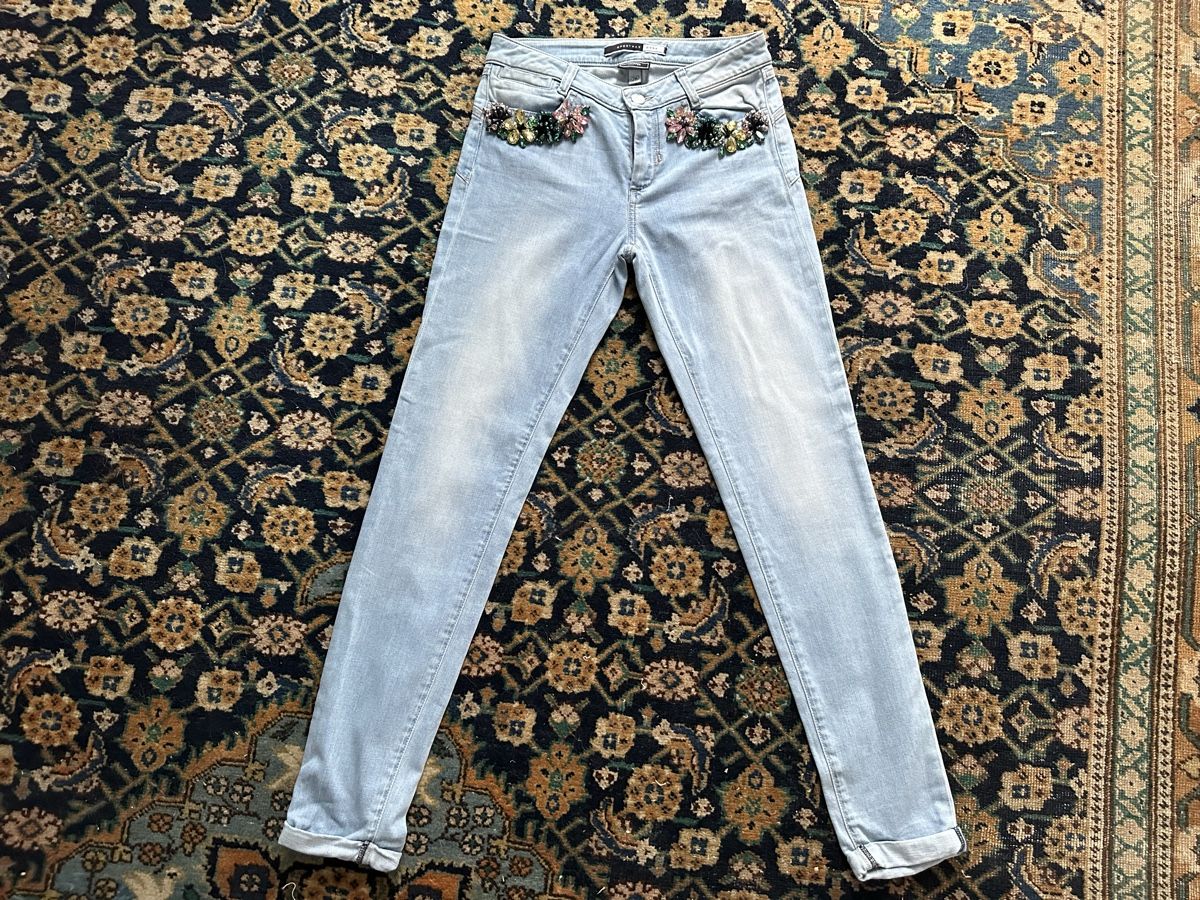 Jeans: Sportmax code cropped Jeans,26 – Gebraucht aus Evilard von Cristal111