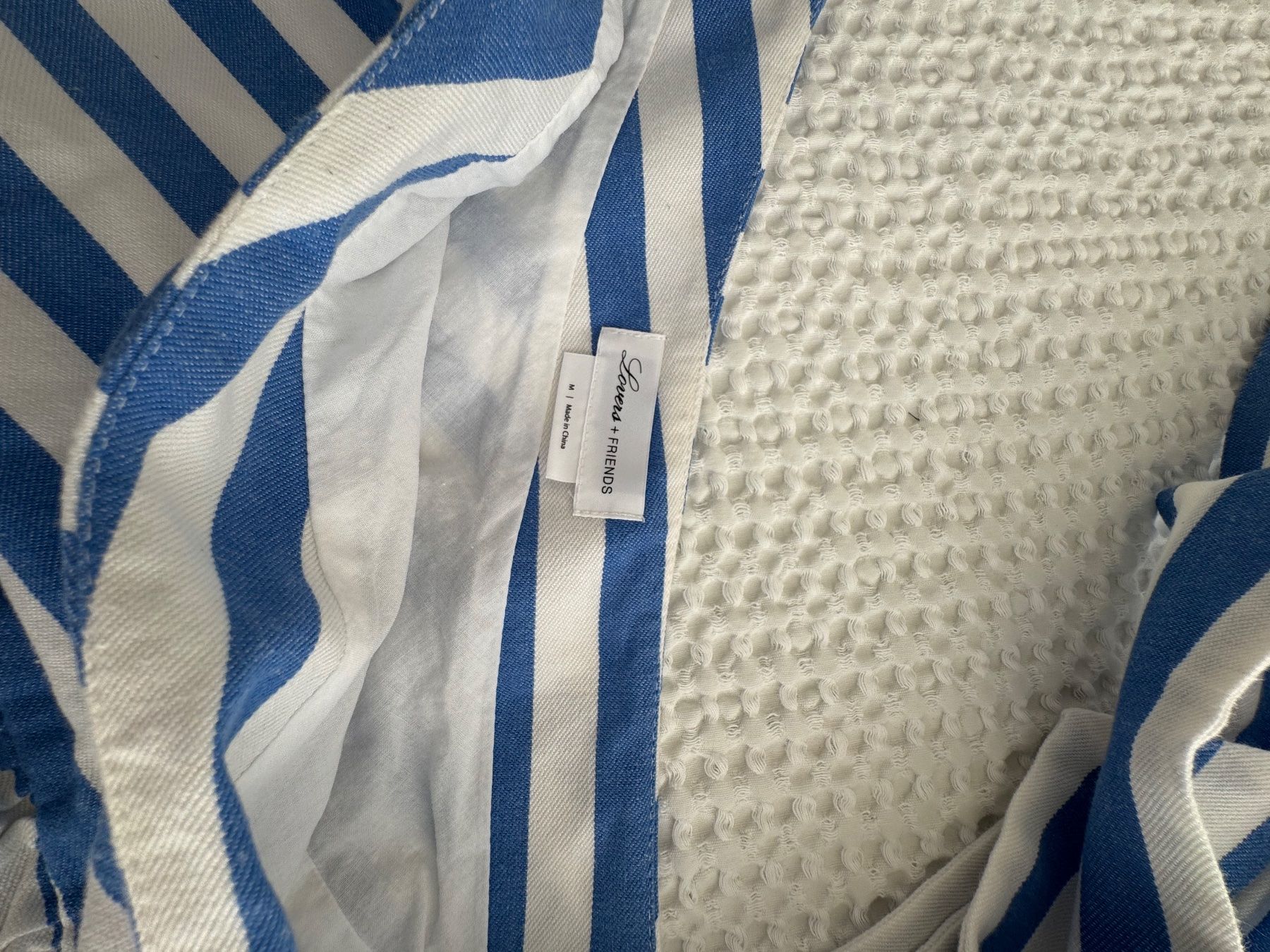 Vestiti: Seana Mini Dress in White& Blue – Usato da Basel venduto da Ma_2307 1