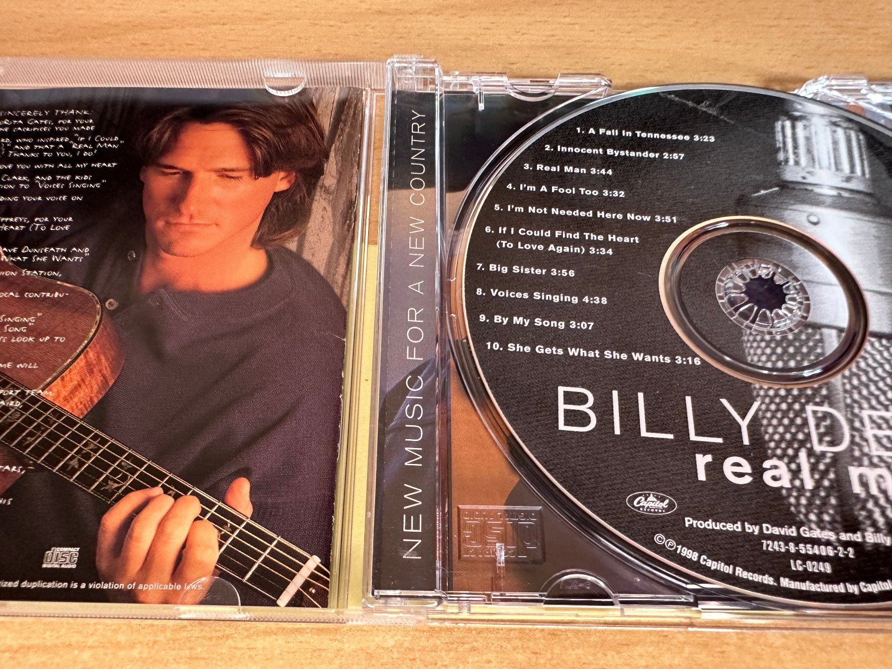CD: Billy Dean – Real Man – Usato da Rikon im Tösstal venduto da Alpenmutz 2