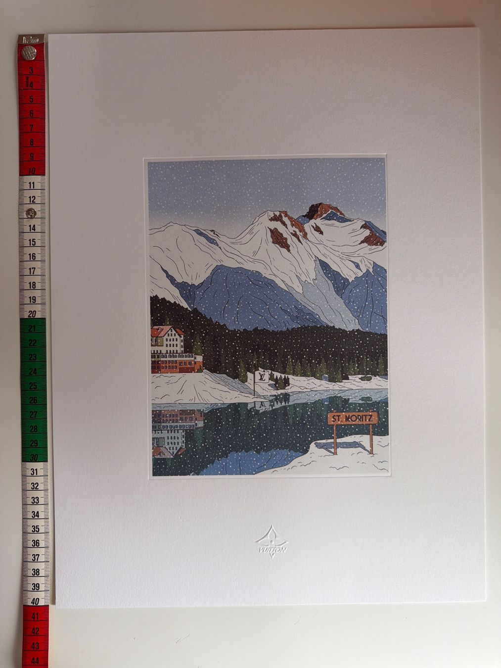 Posters & Illustrations: Louis Vuitton St. Moritz Print / Kunstdruck Original – Neuf (Voir description) à Dällikon par ssshk 1
