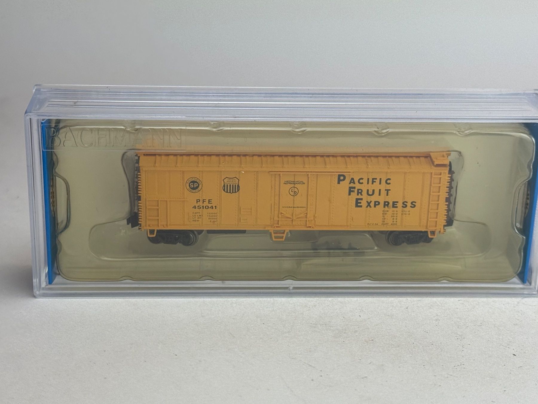 Modelleisenbahnen: EX-  Bachmann Stahl Wagen Pacific Fruit Express – Gebraucht aus Elm von Wikmtz