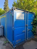 Blauer Seecontainer zu verkaufen, guter Zustand.