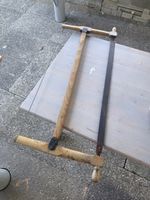 Bügelsäge Holz Rahmen klassisch akzeptabler Zustand