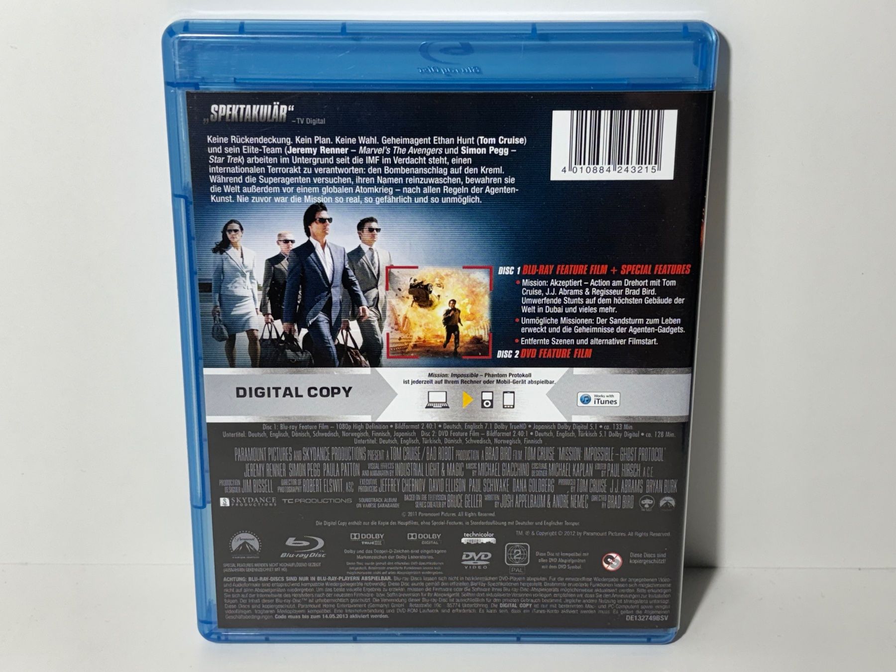 Alle DVDs: Mission Impossible 4-6 Blu Ray – Gebraucht aus Wilderswil von Sstriker 2