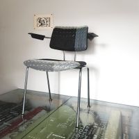 Chaise industrielle suisse Giroflex / Vintage Design