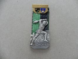 Medaille Schützenfest Wiedikon Zürich 1939  Schiessen